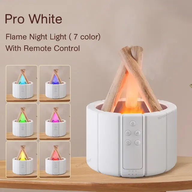 roomix Campfire-Style Lamp- Bring the warmth of a fire into your personal space. Cozy up with the campfire-style lamp by Roomix, designed to bring the comforting flicker of a fire into the most personal corners of your life