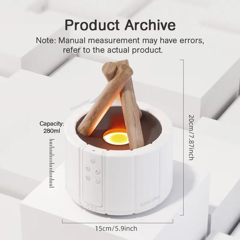 roomix Campfire-Style Lamp- Bring the warmth of a fire into your personal space. Cozy up with the campfire-style lamp by Roomix, designed to bring the comforting flicker of a fire into the most personal corners of your life