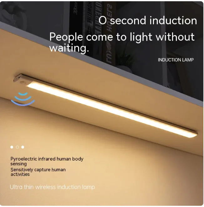 Brighten Your Space with Style – Roomix LED Cabinet Light Light up your cabinets, closets, or shelves in seconds with the Roomix Stick-On LED Light.