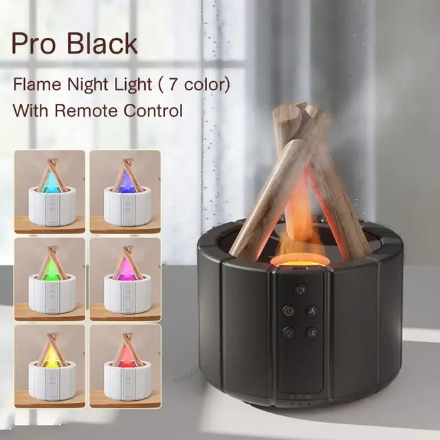 roomix Campfire-Style Lamp- Bring the warmth of a fire into your personal space. Cozy up with the campfire-style lamp by Roomix, designed to bring the comforting flicker of a fire into the most personal corners of your life