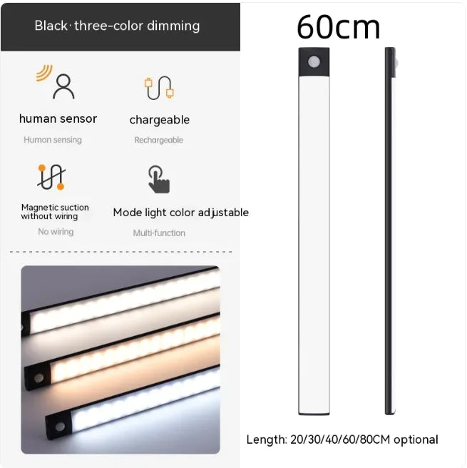 Brighten Your Space with Style – Roomix LED Cabinet Light Light up your cabinets, closets, or shelves in seconds with the Roomix Stick-On LED Light.