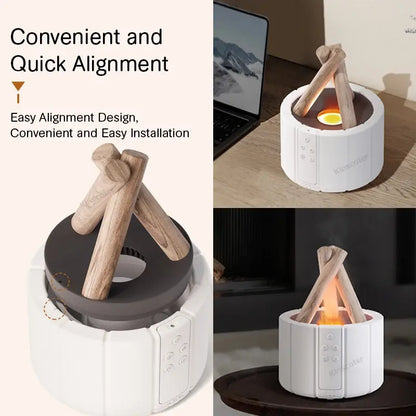 roomix Campfire-Style Lamp-  Bring the warmth of a fire into your personal space.  Cozy up with the campfire-style lamp by Roomix, designed to bring the comforting flicker of a fire into the most personal corners of your life